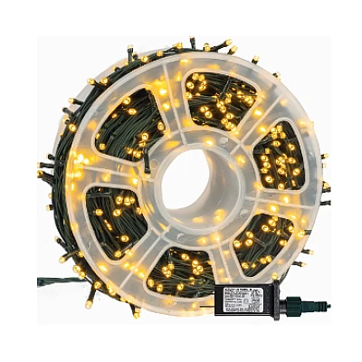 Instalatie de Craciun tip Rola interior sau exterior rezistenta 50m 300LED ALB CALD