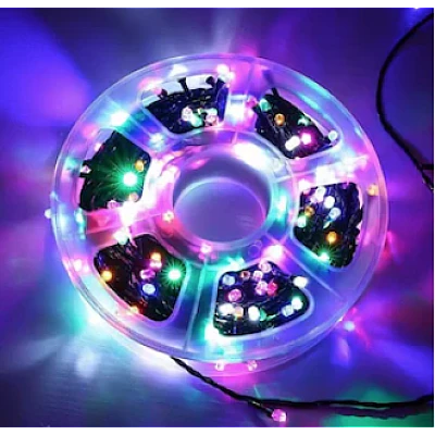 Instalatie de Craciun tip Rola interior sau exterior rezistenta 50m 300LED MULTICOLOR Instalatie de Craciun tip Rola interior sau exterior rezistenta 50m 300LED MULTICOLOR