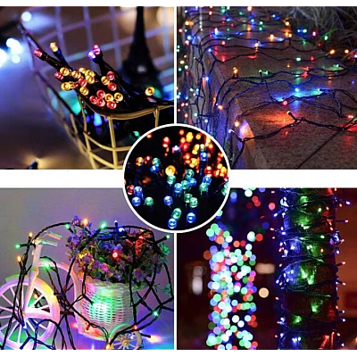Instalatie solara decorativa lungime 60 metri 1500 15 MULTICOLOR Instalatie solara decorativa lungime 60 metri 1500 15 MULTICOLOR