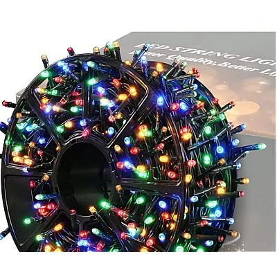 Instalatie de Craciun tip Rola interior sau exterior rezistenta 50m 300LED MULTICOLOR Instalatie de Craciun tip Rola interior sau exterior rezistenta 50m 300LED MULTICOLOR