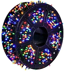 Instalatie de Craciun tip Rola interior sau exterior rezistenta 100m 500LED MULTICOLOR