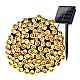 Instalatie solara decorativa lungime 50 metri 1500 12 ALB CALD