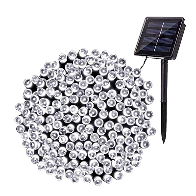 Instalatie solara decorativa lungime 50 metri 1500 12 ALB RECE Instalatie solara decorativa lungime 50 metri 1500 12 ALB RECE