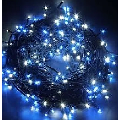 Instalatie solara decorativa lungime 50 metri 1500 12 ALBASTRA Instalatie solara decorativa lungime 50 metri 1500 12 ALBASTRA