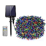 Instalatie solara decorativa lungime 60 metri 1500 15 MULTICOLOR