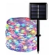 Instalatie solara 30 metri cu 300 LED fir CUPRU telecomanda MULTICOLOR