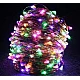 Instalatie solara 30 metri cu 300 LED fir CUPRU telecomanda MULTICOLOR