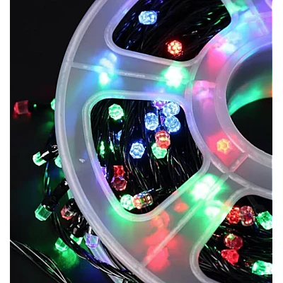 Instalatie multicolora 100m tip rola cu 480 LED 8 efecte de iluminare Instalatie multicolora 100m tip rola cu 480 LED 8 efecte de iluminare