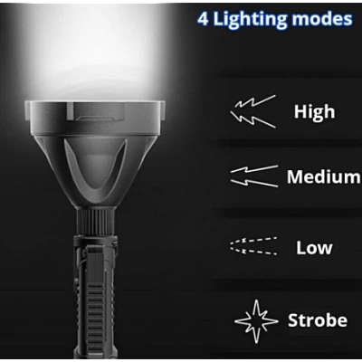 Lanterna multifunctionala W5119 incarcare USB LED 4 Moduri De Iluminat indicator baterie Lanterna multifunctionala W5119 incarcare USB LED 4 Moduri De Iluminat indicator baterie