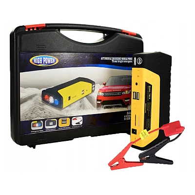 Kit pornire auto/moto (Starter) pentru baterie descarcata cu powerbank LED USB Kit pornire auto/moto (Starter) pentru baterie descarcata cu powerbank LED USB