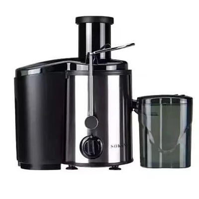 Storcator de fructe si legume 800W cu 2 viteze+Pulse Anti picurare,Negru/Inox Storcator de fructe si legume 800W cu 2 viteze+Pulse Anti picurare,Negru/Inox