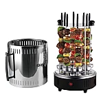 Gratar electric vertical 1500W cu 8 gauri 16 8 cupe ulei DSP frigarui detasabile carcasa de protectie