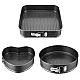 Set 3 tavi pentru copt forma Inima/Rotunda/Patrata cu baza detasabila 24/26/28 cm Set 3 tavi pentru copt forma Inima/Rotunda/Patrata cu baza detasabila 24/26/28 cm