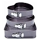Set 3 tavi pentru copt forma Inima/Rotunda/Patrata cu baza detasabila 24/26/28 cm Set 3 tavi pentru copt forma Inima/Rotunda/Patrata cu baza detasabila 24/26/28 cm