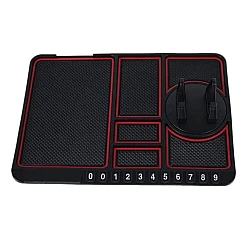 Suport telefon auto tip covoras antiderapant pad masina afisare numar telefon fixare pe bord