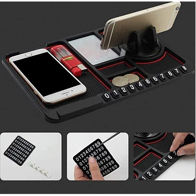 Suport telefon auto tip covoras antiderapant pad masina afisare numar telefon fixare pe bord Suport telefon auto tip covoras antiderapant pad masina afisare numar telefon fixare pe bord