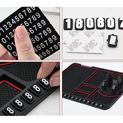 Suport telefon auto tip covoras antiderapant pad masina afisare numar telefon fixare pe bord Suport telefon auto tip covoras antiderapant pad masina afisare numar telefon fixare pe bord
