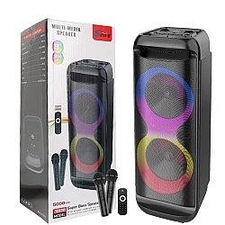 Boxa portabila ZQS 8288 de 8x2 inch putere 5000mah cu 2 microfoane