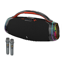 Boxa ZQS X8W subwoofer de 100W player audio portabil de inalta calitate cu 2 microfoane