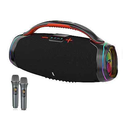 Boxa ZQS X8W subwoofer de 100W player audio portabil de inalta calitate cu 2 microfoane