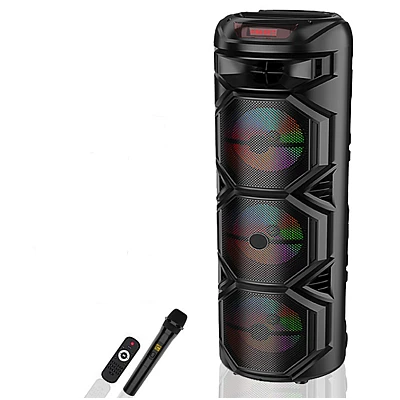 Boxa portabila ZQS8301 mare cu microfon si telecomanda 8x3 inch 4500mah Boxa portabila ZQS8301 mare cu microfon si telecomanda 8x3 inch 4500mah