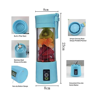 Mini blender portabil alimentare prin USB electric colorat Mini blender portabil alimentare prin USB electric colorat