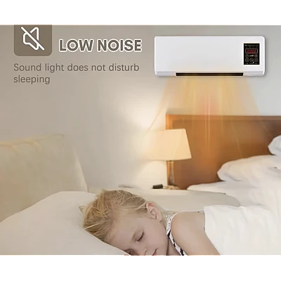 Aparat de Aer Conditionat Portabil 2 in 1 montaj pe perete racire si incalzire 1200W Aparat de Aer Conditionat Portabil 2 in 1 montaj pe perete racire si incalzire 1200W