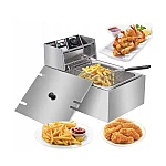 Friteuza electrica profesionala 6L putere 2500W carcasa din otel inoxidabi Friteuza electrica profesionala 6L putere 2500W carcasa din otel inoxidabi