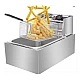 Friteuza electrica profesionala 6L putere 2500W carcasa din otel inoxidabi Friteuza electrica profesionala 6L putere 2500W carcasa din otel inoxidabi