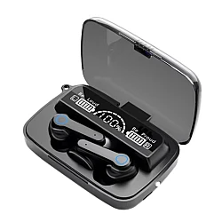 Casti wireless M19 cu cutie de incarcare si afisaj digital Compatibilitate universala bluetooth Casti wireless M19 cu cutie de incarcare si afisaj digital Compatibilitate universala bluetooth