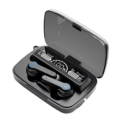 Casti wireless M19 cu cutie de incarcare si afisaj digital Compatibilitate universala bluetooth Casti wireless M19 cu cutie de incarcare si afisaj digital Compatibilitate universala bluetooth