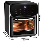 Friteuza electrica putere 1350W capacitate mare de 10 litri fara ulei automata Friteuza electrica putere 1350W capacitate mare de 10 litri fara ulei automata