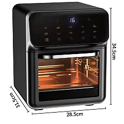 Friteuza electrica putere 1350W capacitate mare de 10 litri fara ulei automata Friteuza electrica putere 1350W capacitate mare de 10 litri fara ulei automata