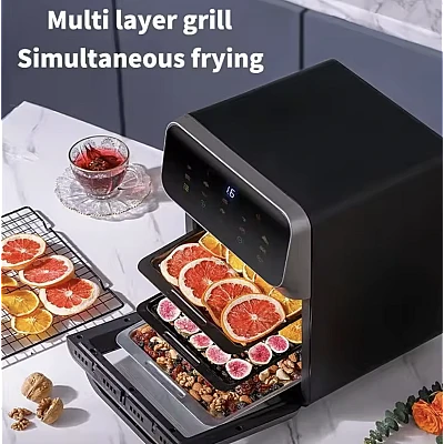 Friteuza electrica putere 1350W capacitate mare de 10 litri fara ulei automata Friteuza electrica putere 1350W capacitate mare de 10 litri fara ulei automata