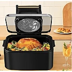 Friteuza Airfryer 3in1 capacitate 12L putere 1700W Digital Display Led Fara Ulei Touch Control 11 Programe Timer Friteuza Airfryer 3in1 capacitate 12L putere 1700W Digital Display Led Fara Ulei Touch Control 11 Programe Timer