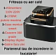Friteuza Airfryer 3in1 capacitate 12L putere 1700W Digital Display Led Fara Ulei Touch Control 11 Programe Timer Friteuza Airfryer 3in1 capacitate 12L putere 1700W Digital Display Led Fara Ulei Touch Control 11 Programe Timer