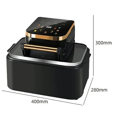Friteuza Airfryer 3in1 capacitate 12L putere 1700W Digital Display Led Fara Ulei Touch Control 11 Programe Timer Friteuza Airfryer 3in1 capacitate 12L putere 1700W Digital Display Led Fara Ulei Touch Control 11 Programe Timer