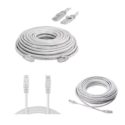 Cablu de retea internet 30m U/UTP Cat 5 Q T153 Andowl