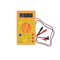 Multimetru digital cu afisaj LCD DT-830D galben