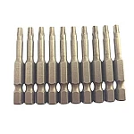 Set 10 BITI magnetici T25