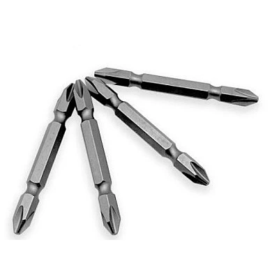 Set 10 Biti Impact cu 2 Capete HRC-56-58 PH2 Set 10 Biti Impact cu 2 Capete HRC-56-58 PH2