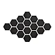 Set 10 Oglinzi Design Hexagon NEGRE - Oglinzi Decorative Acrilice Cristal - Diamant - Fagure 10 bucati/set NEGRE Set 10 Oglinzi Design Hexagon NEGRE - Oglinzi Decorative Acrilice Cristal - Diamant - Fagure 10 bucati/set NEGRE