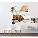 Set 10 Oglinzi Design Hexagon - Oglinzi Decorative Acrilice Cristal - Diamant - Fagure 10 bucati/set