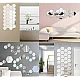 Set 10 Oglinzi Design Hexagon - Oglinzi Decorative Acrilice Cristal - Diamant - Fagure 10 bucati/set