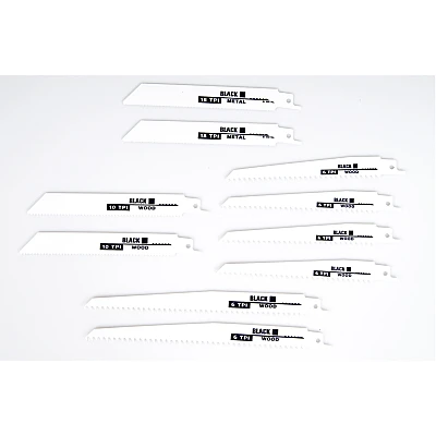 Set 10 Panze Fierastrau Sabie Metal si Lemn Lungimi Diferite Set 10 Panze Fierastrau Sabie Metal si Lemn Lungimi Diferite