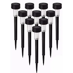 UB Set 10 lampi solare pentru gradina cu Led Negre SO