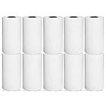 Set 10 role hartie termica pentru imprimanta termica sau casa de marcat 57x25mm