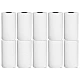 Set 10 role hartie termica pentru imprimanta termica sau casa de marcat 57x25mm