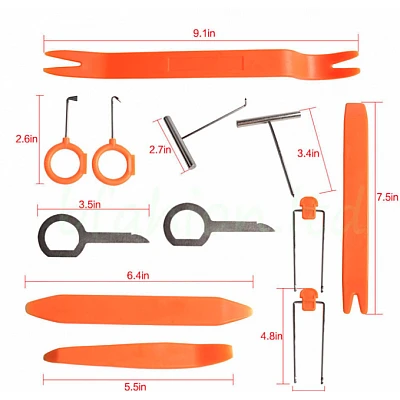 Set 12 Instrumente Auto demontare RADIO / Tapiterie Set 12 Instrumente Auto demontare RADIO / Tapiterie