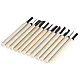 Set 12 mini dalti sculptura lemn lut și ceară cu maner de lemn Set 12 mini dalti sculptura lemn lut și ceară cu maner de lemn